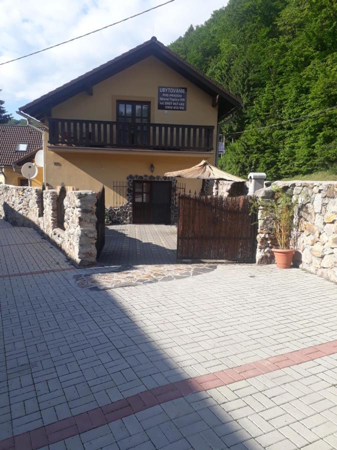 Ubytovanie Pod Hradom Sklené Teplice Dış mekan fotoğraf